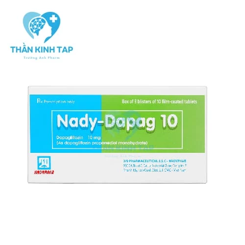 Nady-dapag 10 - Hộp 2 vỉ x 14 viên